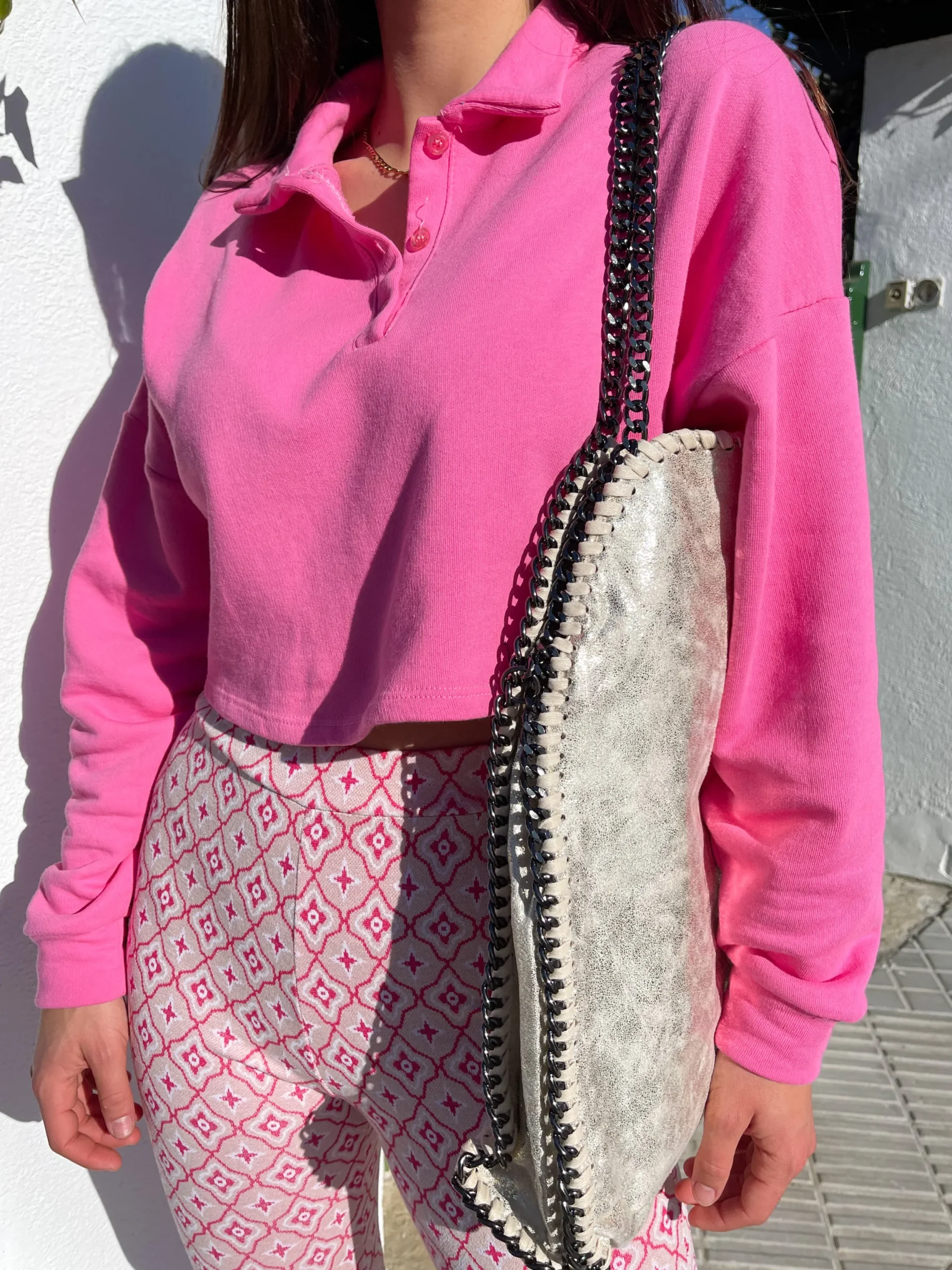 Bolso bag grande dorado