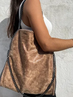 Bolso bag grande marrón