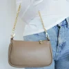 Bolso cadenas shoulder taupe