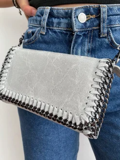 Bolso midi piel hielo