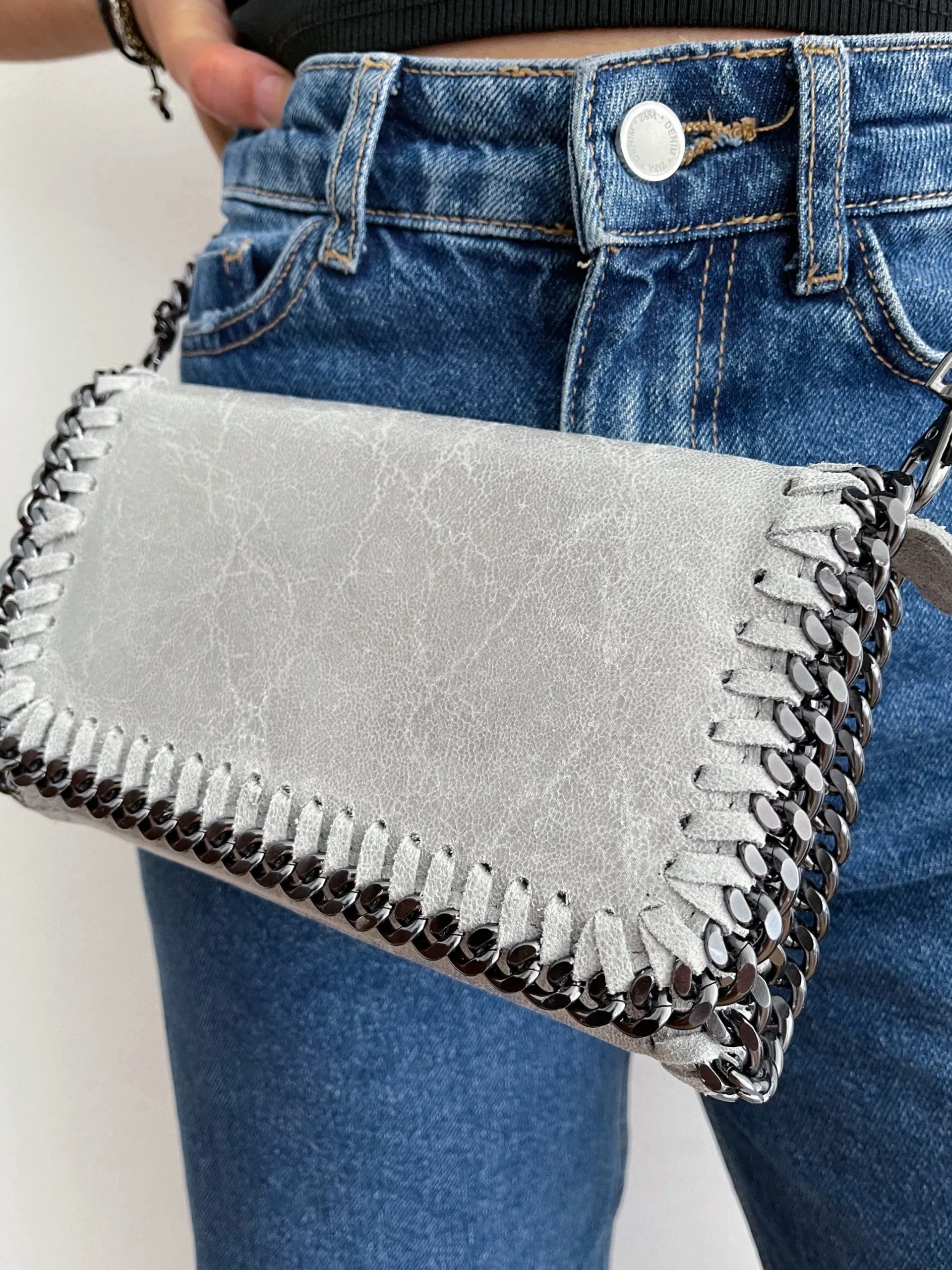 Bolso midi piel hielo