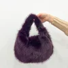 Bolso pelo morado