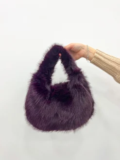 Bolso pelo morado