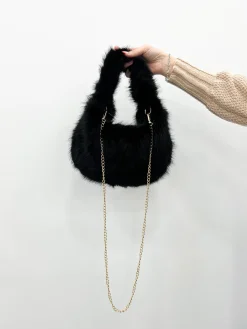 Bolso pelo negro