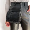 Bolso pocket cadenas negro