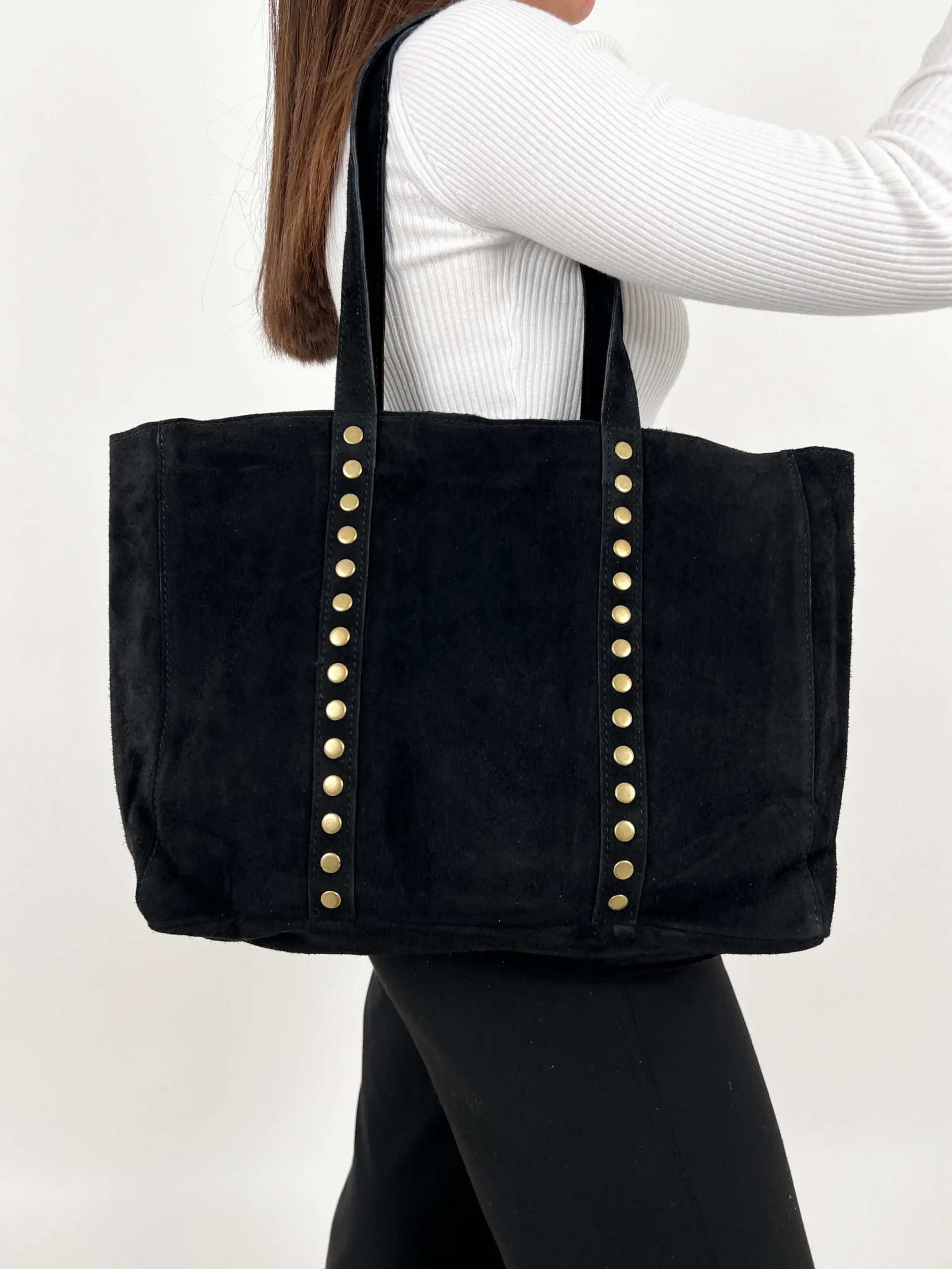 Bolso tachas maxi negros