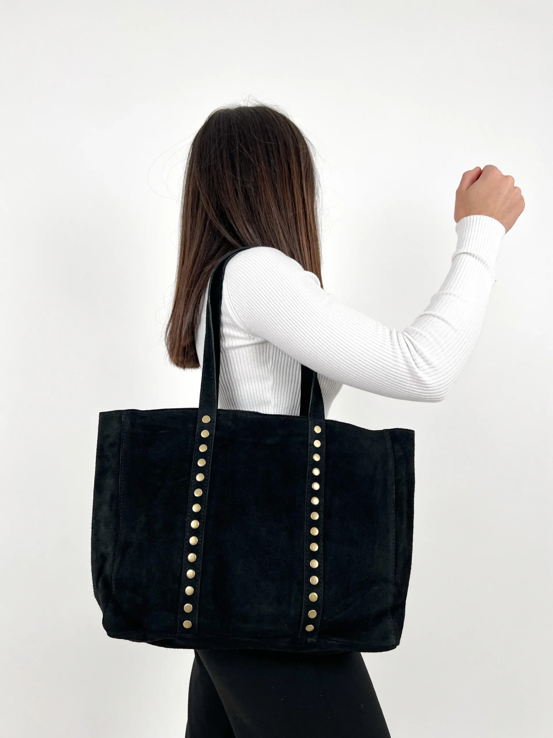 Bolso tachas maxi negros