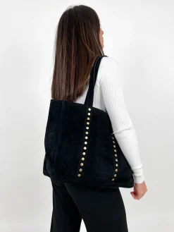 Bolso tachas maxi negros