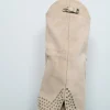 Bota tacón solapa ante marfil