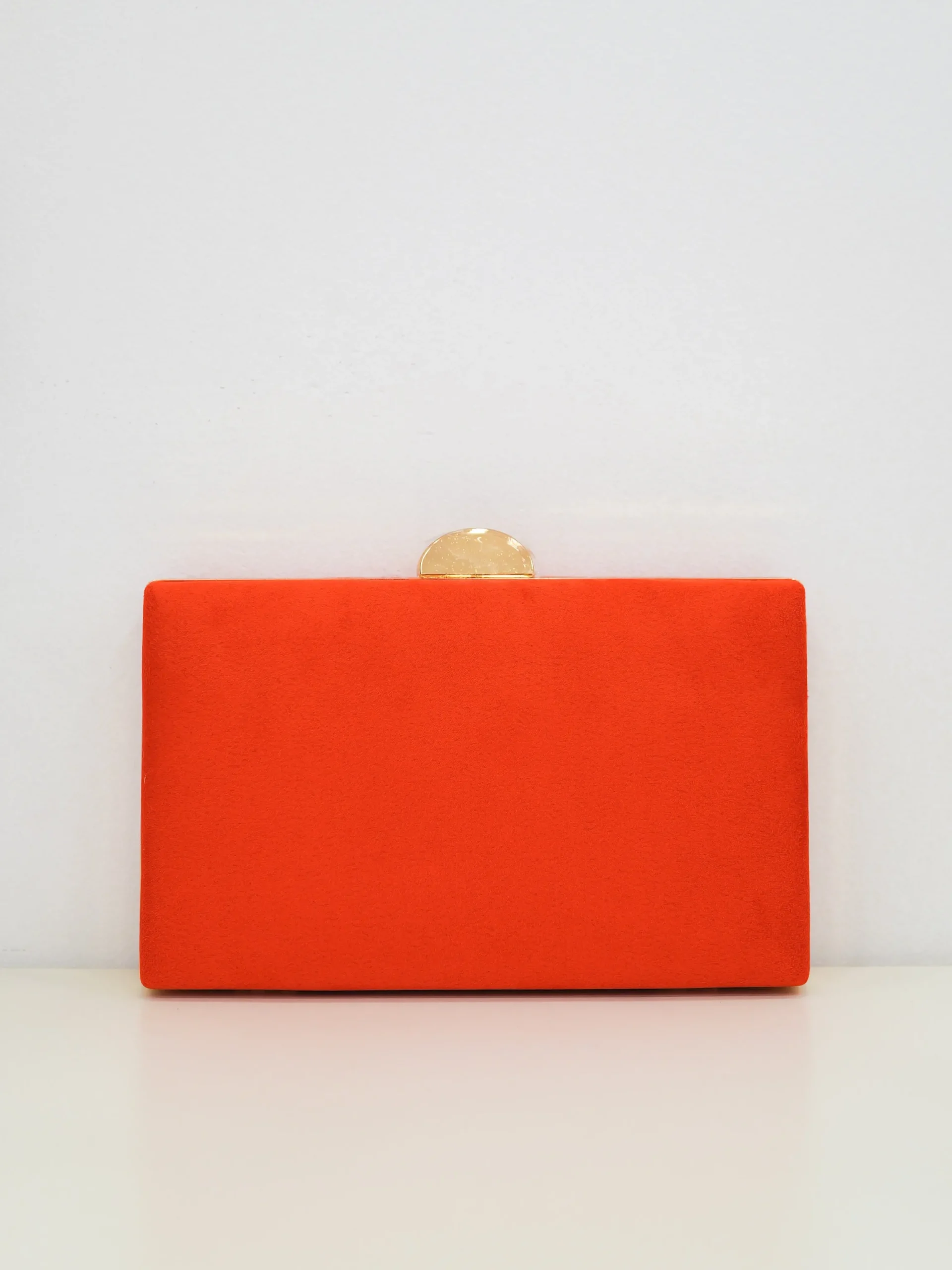 Clutch horizontal redondo naranja