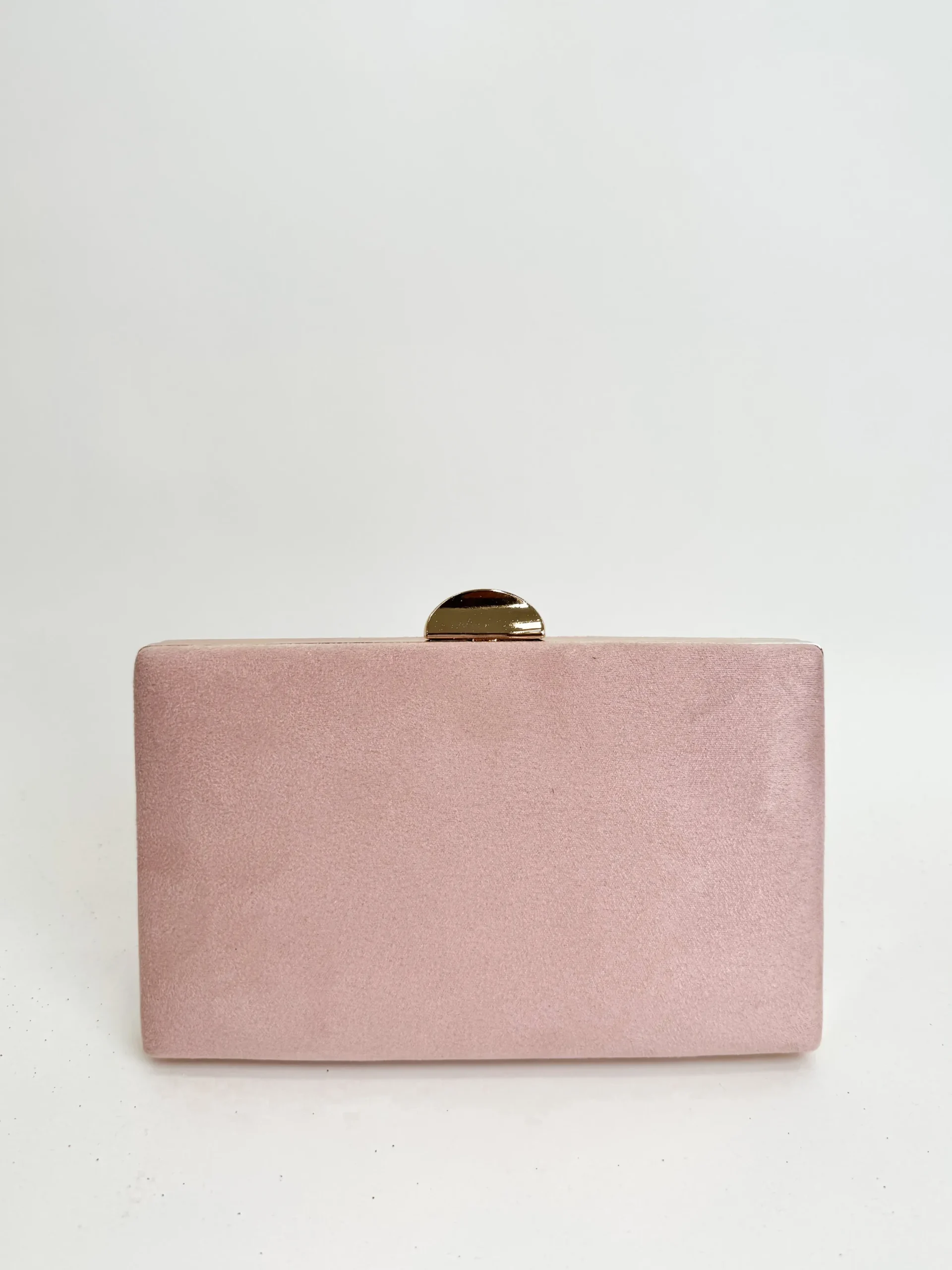 Clutch horizontal redondo rosa
