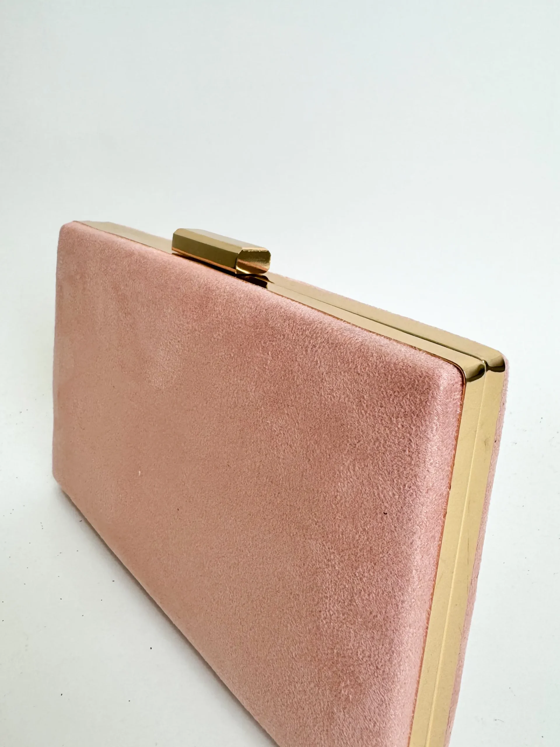 Clutch horizontal rosa palo