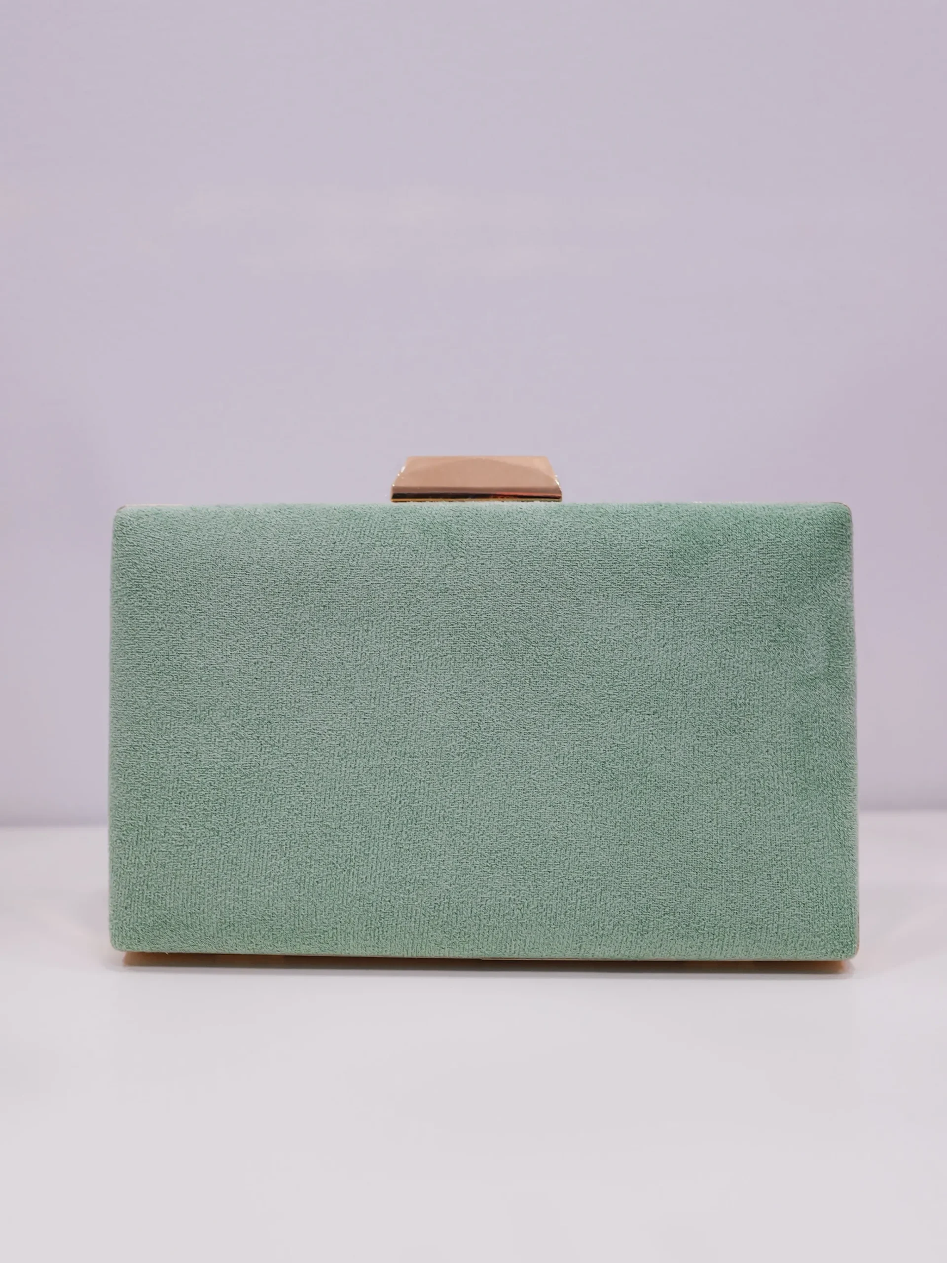 Clutch trenzado menta