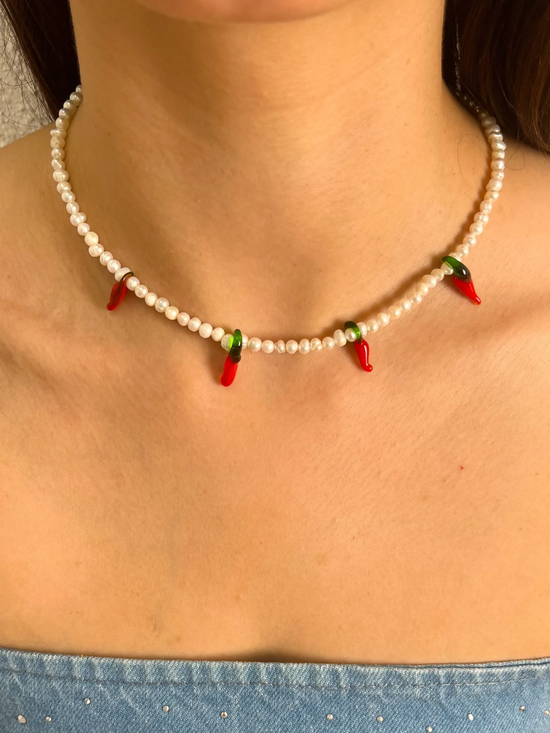 Collar perlas spicy