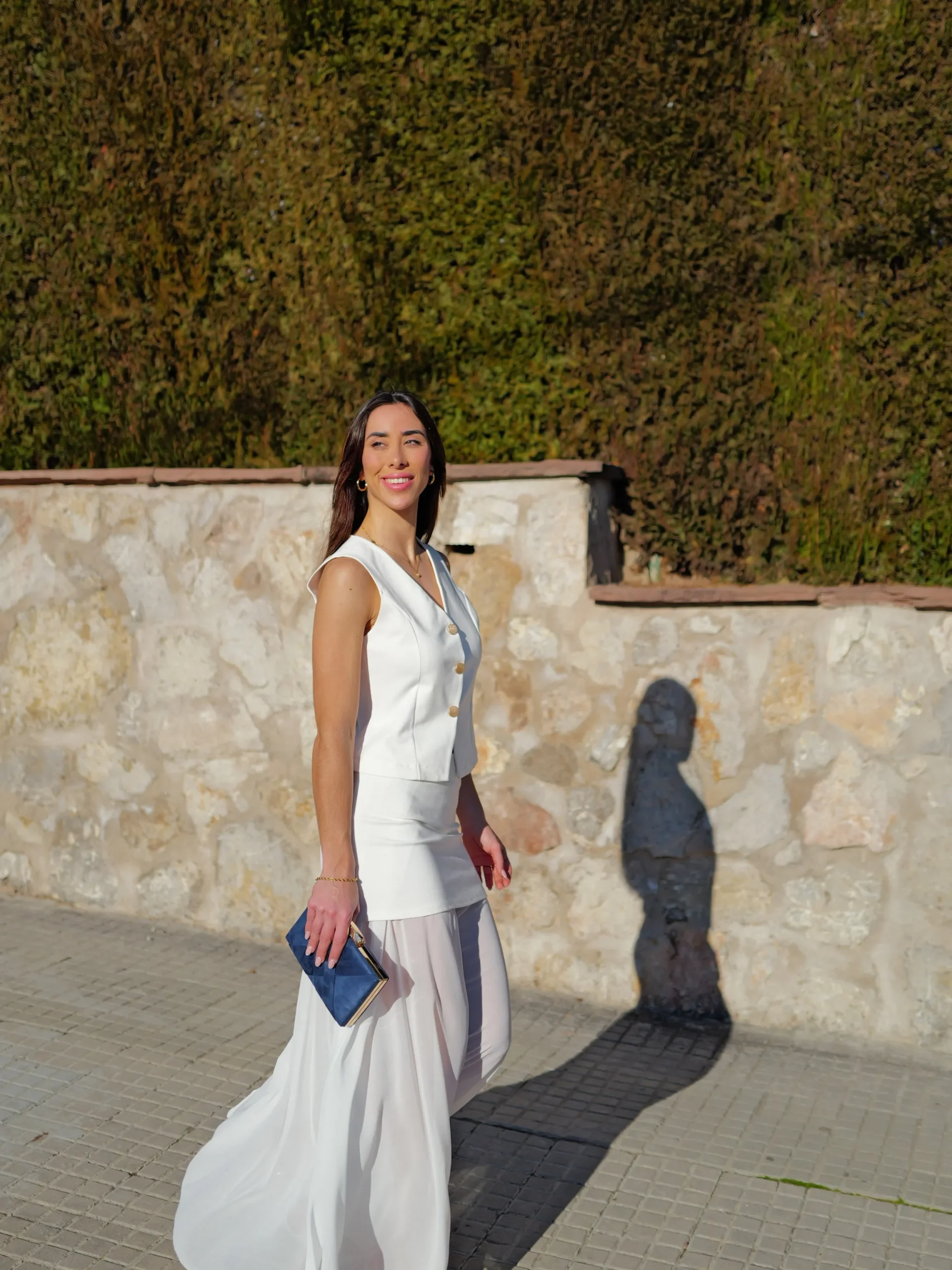 Conjunto tulle vuelo blanco