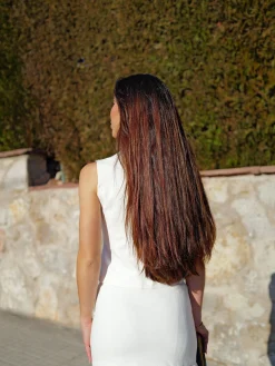 Conjunto tulle vuelo blanco