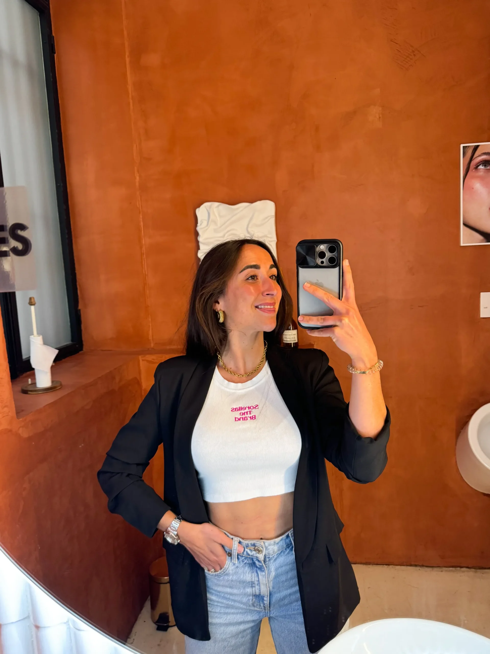 Crop top bordado Sorellas