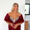 Estola evento pelo burdeos