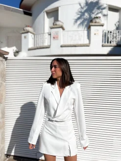 Falda pantalon blanca