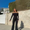 Mono bardot doble negro