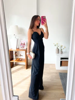 Mono crepe corazón negro