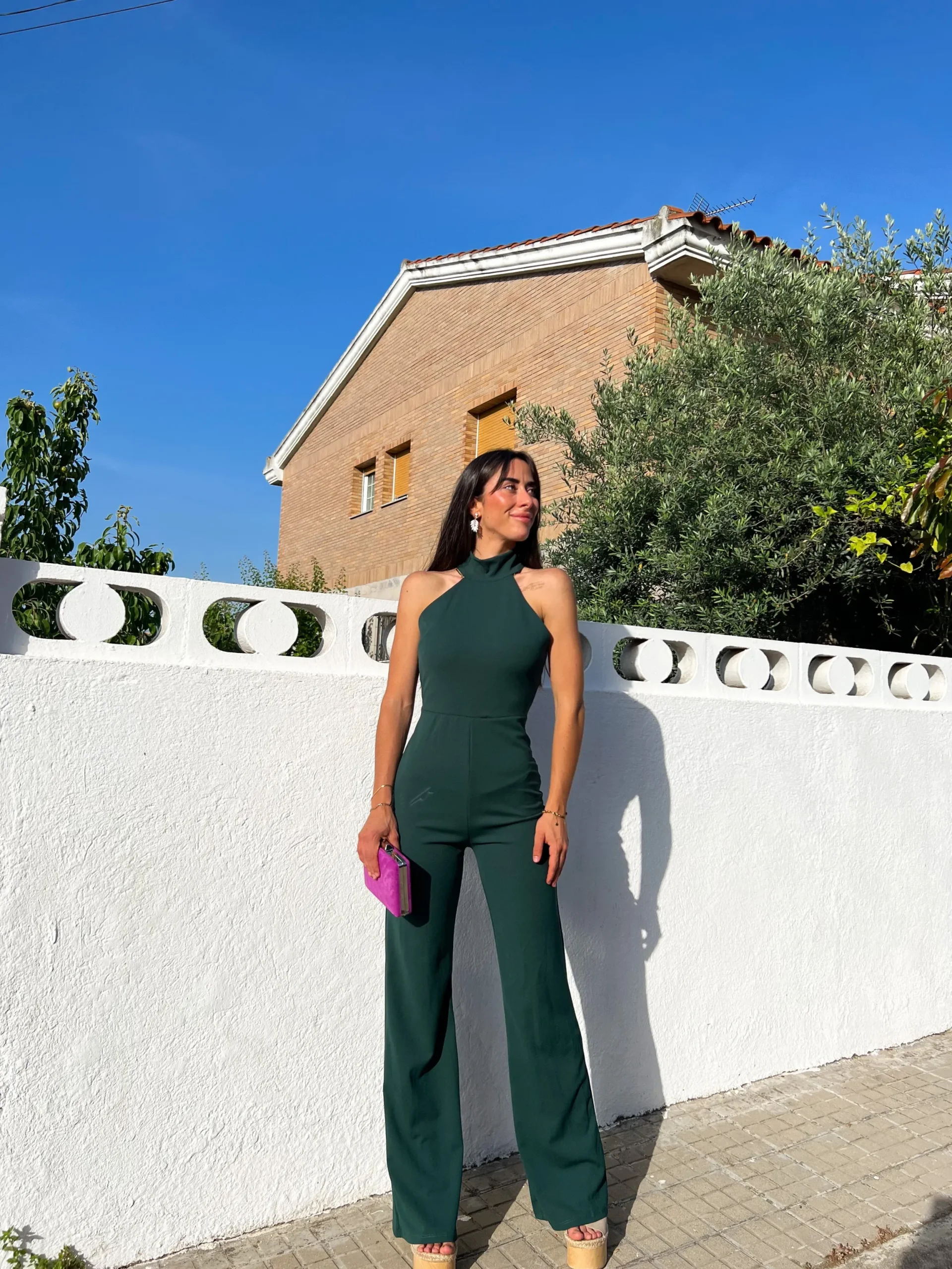 Mono halter crepe botella