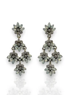 Pendientes flores blancas