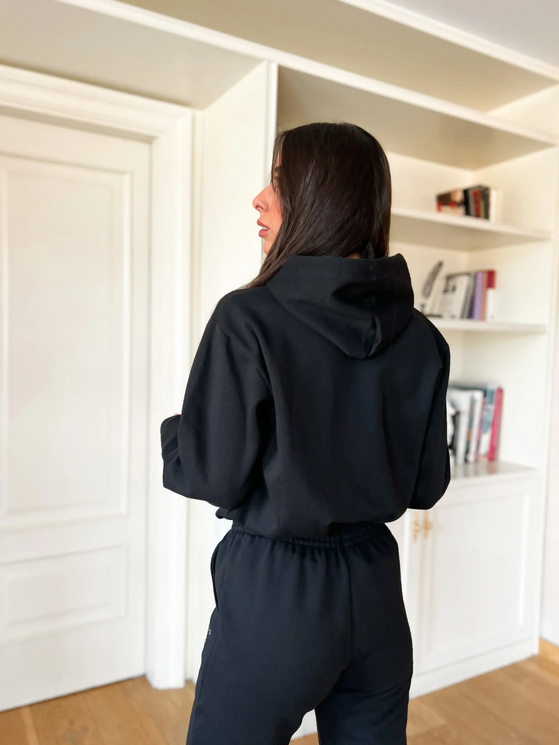 Sudadera Sorellas capucha negro