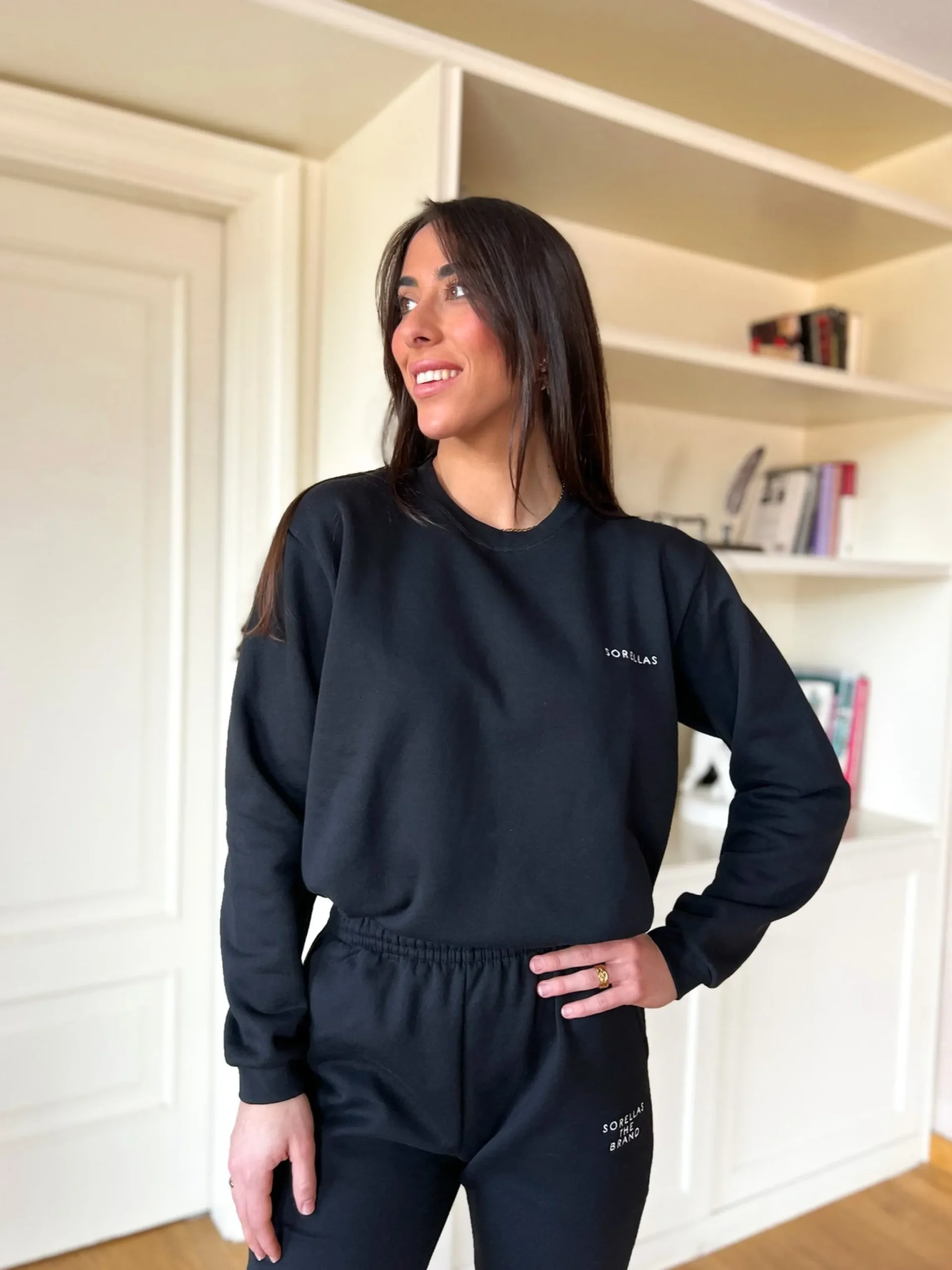 Sudadera SORELLAS negra