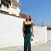 Vestido corazon ajustado verde