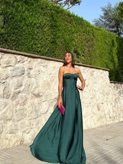 Vestido corse palabra botella
