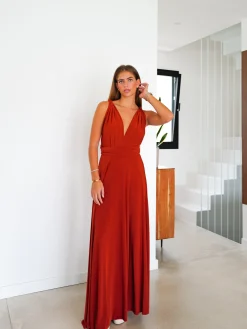 Vestido largo multi caldera