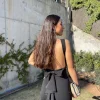Vestido largo sirena negro